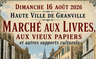 Marché aux livres, vieux papiers et supports culturels
