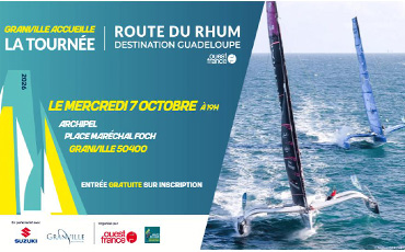 Soirée route du Rhum à Granville, conférence à l'Archipel