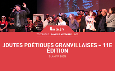Joutes Poétiques Granvillaises – 11e édition les 7 et 8 novembre