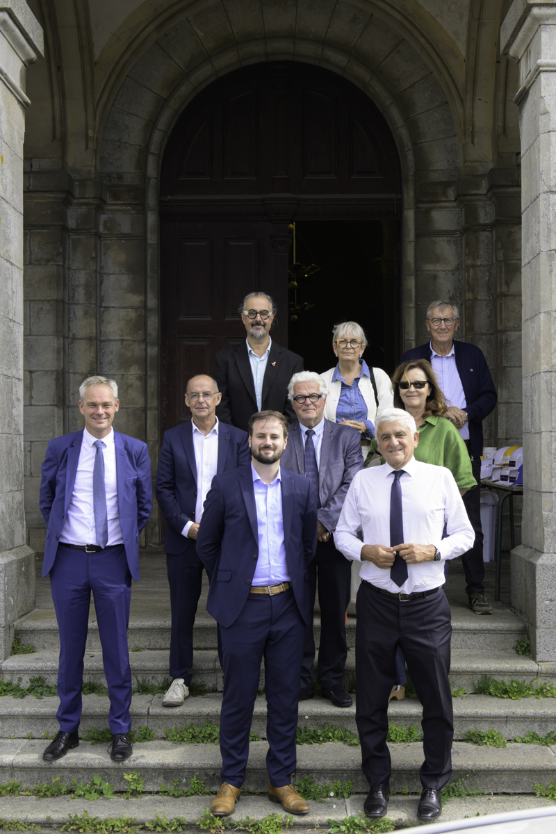 Visite Président du Conseil Régional H. Morin 25 sep 2026©Benoit Croisy – Coll Ville de Granville-13 Devenir de Saint-Paul : les travaux de préservation de l’édifice seront lancés courant 2027