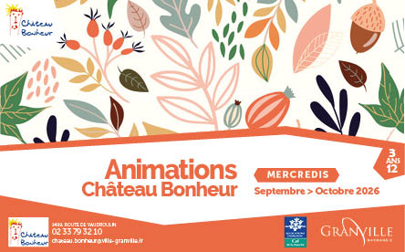 Programme de septembre et octobre de Château Bonheur