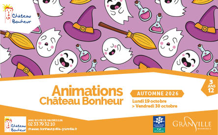 Château Bonheur : programme des mercredis en novembre et décembre 2026